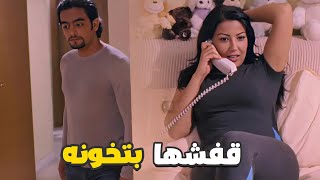 داخل عليها سمعها بتخونه في التليفون هاني سلامة ضرب سمية الخشاب