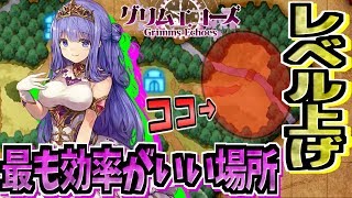 【グリムエコーズ】初心者必見!経験値が現状一番稼げる場所が判明!!【レベル上げに最適!】