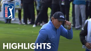 Phil Mickelson has back-to-back hole-outs at AT&T Pebble Beach 2020