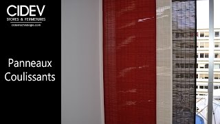 Stores Panneaux Coulissants - Cidev