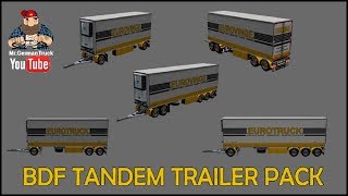 [ETS2 v1.28] BDF Tandem Trailer Pack *5 different Tandem Trailers*