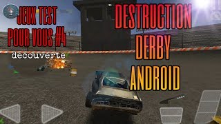 Découverte DESTRUCTION DERBY sur TABLETTE -  Jeux Test Pour Vous #4 -