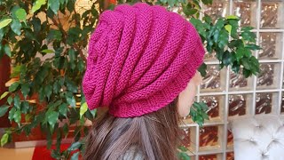 Salaş Akordiyon Bere Kadın-Erkek  /Slouch Knitted Hat