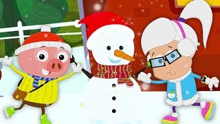 Рождественский Снеговик песня | Christmas Snowman | Preschool Russia | русский мультфильмы для детей