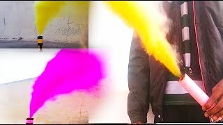 MAKING SUGAR SMOKE COLOUR BOMB AT YOUR HOME VERY SIMPLE IN 2 MINUTES