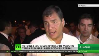El veto de EE.UU. al sobrevuelo de Maduro tensa aún más la relación bilateral