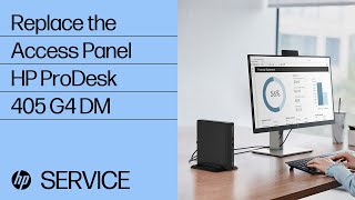 How to Replace the Access Panel | HP ProDesk 405 G4 DM