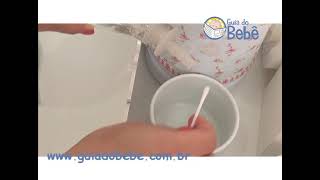 Cuidados com a limpeza do Umbigo (coto umbilical)