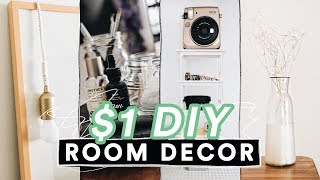$1 DIY ROOM DECOR FOR 2019 - Super Easy + Aesthetic // Lone Fox