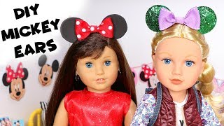 DIY American Girl Doll Mickey Mouse Ears & Hat