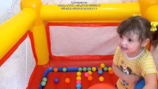Надувной игровой центр-батут Intex 48260  Playhouse Jump-O-Lene