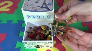 Toy animals for kids. Insects for kids