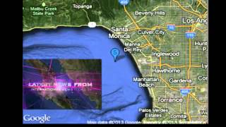 Large Sea-Floor Methane Release in the Santa Monica Bay, California US