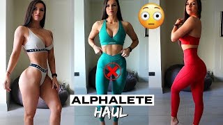 Alphalete Try On Haul | NEW LEGGINGS!?!