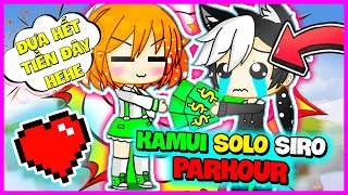 KAMUI GẠ KÈO SIRO SOLO PARKOUR MAP PARKOUR CỰC KÌ TROLL TRONG MINI WORLD | ĐẠI CHIẾN SIRO PARKOUR