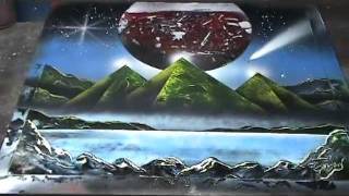 Spray Paint Art Step By Step DVD sample clip #3