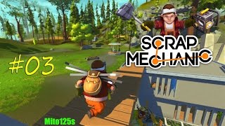 Scrap Mechanic #03 Casa sull'albero ed ascensore w/FaceCam