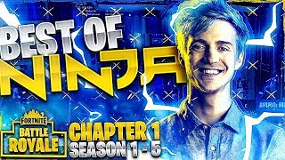 NINJA'S BEST MOMENTS FROM FORTNITE CHAPTER 1 (SEASON 1-5)