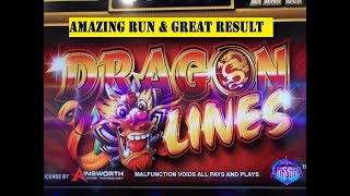 ★GREAT EARN☆DRAGON LINES Slot machine (Ainsworth+Bally)★Free Play Slot Live Play $4.00 Max bet☆彡栗スロ