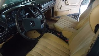 Мерседес 123,ремонт салона.