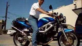 Suzuki SV650 with Two Brothers Racing Slip-on muffler