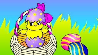Мультик про цыпленка и буквы. Учимся читать склад ЗО в словах зонт, золушка. золото