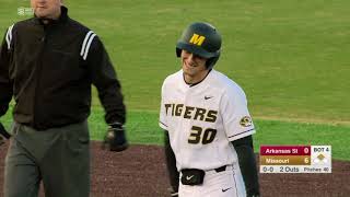 HIGHLIGHTS: Mizzou Baseball Wins 10th Straight at Home With 11-1 Win Over Arkansas State