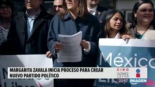 Nuevo partido político se llamará “México Libre”, y es de Margarita Zavala | Noticias Ciro