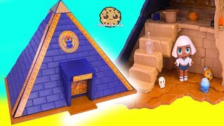 LOL Surprise Doll Explores Playmobil Egypt Pyramid - Toy Video