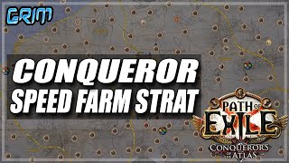 [Path Of Exile 3.9] Conqueror Speed Farm Atlas Strategy