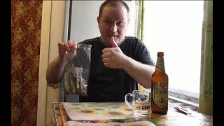 Пью ПИВО "Черниговское Белое" с вяленой САЛАКОЙ...