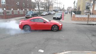 Scion Fr-s burnouts red scion fr-s