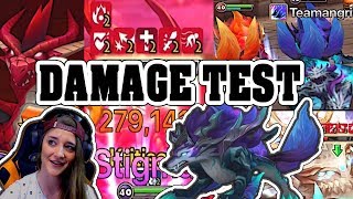 ? KRO EASY DAMAGE TEST/ GK / RAID/ FEUER/LICHT RIFT / Dragon|| Summoners War [Deutsch/German]