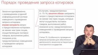 Запрос котировок по 44 ФЗ
