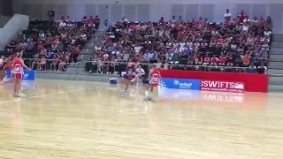 Netball - NSW Swifts vs QLD Firebirds Preseason 2016 match at NSW Netball