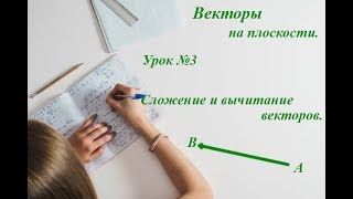 Урок 3. Векторы. Сложение и вычитание векторов. Геометрия 9 класс.