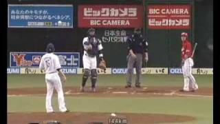 広島東洋カープ　凄い応援　8回表　バッター小窪　2010年6月12日