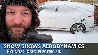 Snow Shows Aerodynamics Hyundai IONIQ Electric UK
