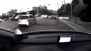 VisionDrive VD-3000 블랙박스 주간 주행영상1