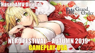 [FGO DIRECTO] NA **NERO FESTIVAL * AUTUMN 2019** 2ND PART & Spartacus (Muscle of Super-Regeneration)