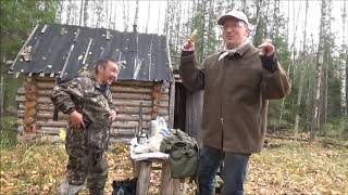 Много вони в этом видео! Изба на ручье-вонючке. Охота на рябчика. Петля-самолов на рябчика.