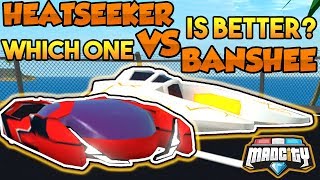 BANSHEE VS HEATSEEKER *Which One Is Better?* | Mad City (ROBLOX)