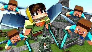 ? ТОЛЬКО НУБ НЕ СМОЖЕТ ЛЕТАТЬ :) Майнкрафт Элитры Выживание - КокаПлей Minecraft PE с Родителями