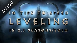 10 Fast Leveling Tips for Patch 2.1 Seasons in Diablo 3 Reaper of Souls