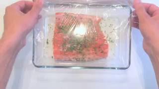 How to make cured salmon aka gravlax