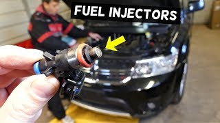 DODGE JOURNEY FUEL INJECTORS REPLACEMENT 3.6 V6 FIAT FREEMONT PENTASTAR