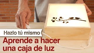 ¿Cómo hacer una lámpara de madera?