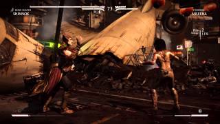 Mortal Kombat X (2015) Shinnok Gameplay (Fatalities + Brutality!)