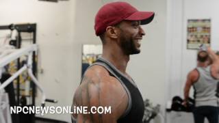 George Brown & Raymont Edmonds 2017 Arnold Prep  Shoulder Workout.