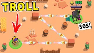 БЕА ТРОЛЛЬ vs НУБ Вирус 8 БИТ !! Смешные Моменты Brawl Stars #30